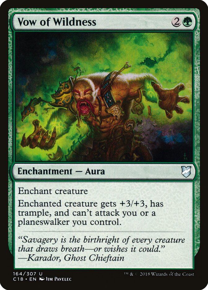 Vow of Wildness - carta Magic The Gathering