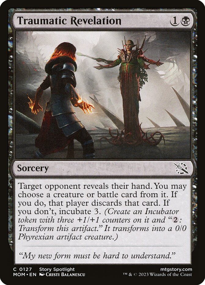 Traumatic Revelation - carta Magic The Gathering