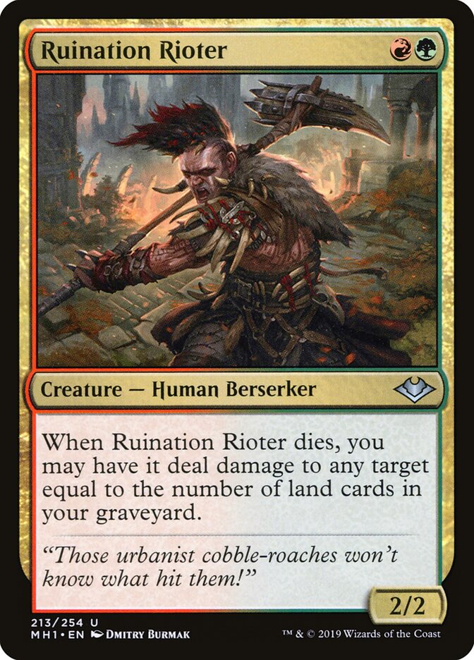 Ruination Rioter - carta Magic The Gathering