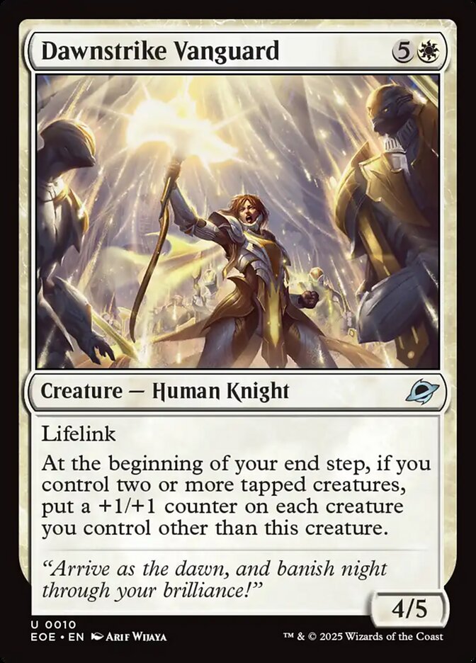 Dawnstrike Vanguard - carta Magic The Gathering