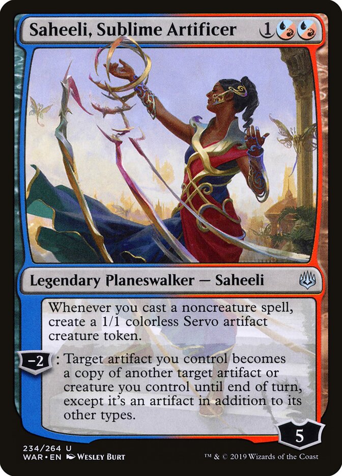 Saheeli, Sublime Artificer - carta Magic The Gathering