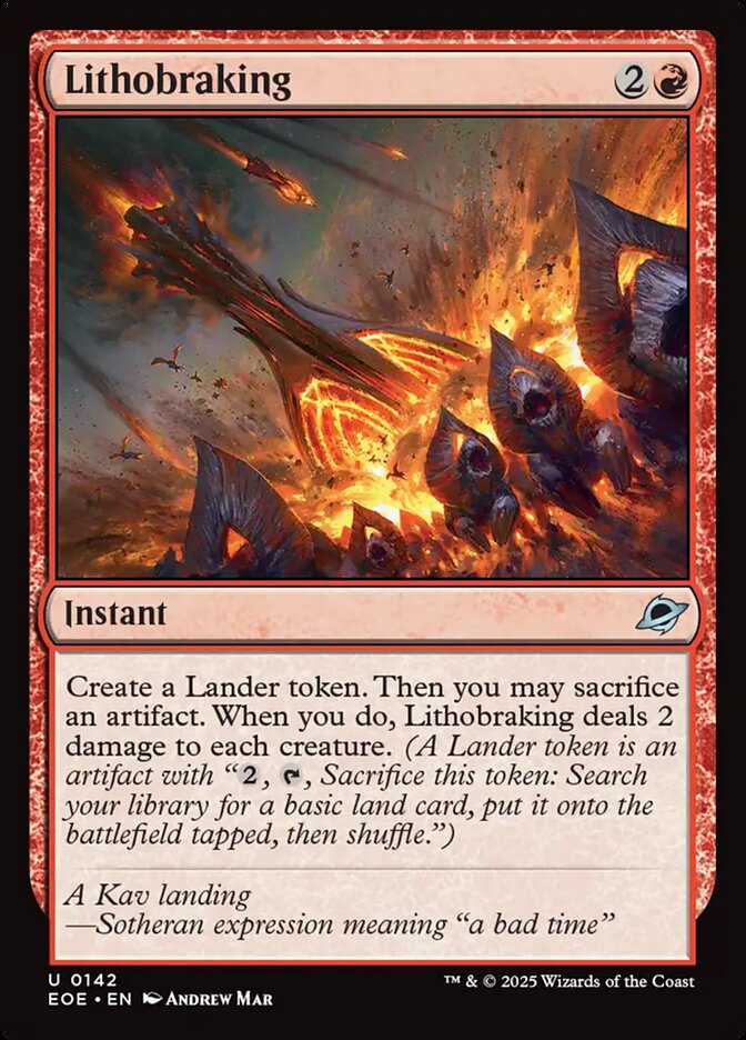 Lithobraking - carta Magic The Gathering