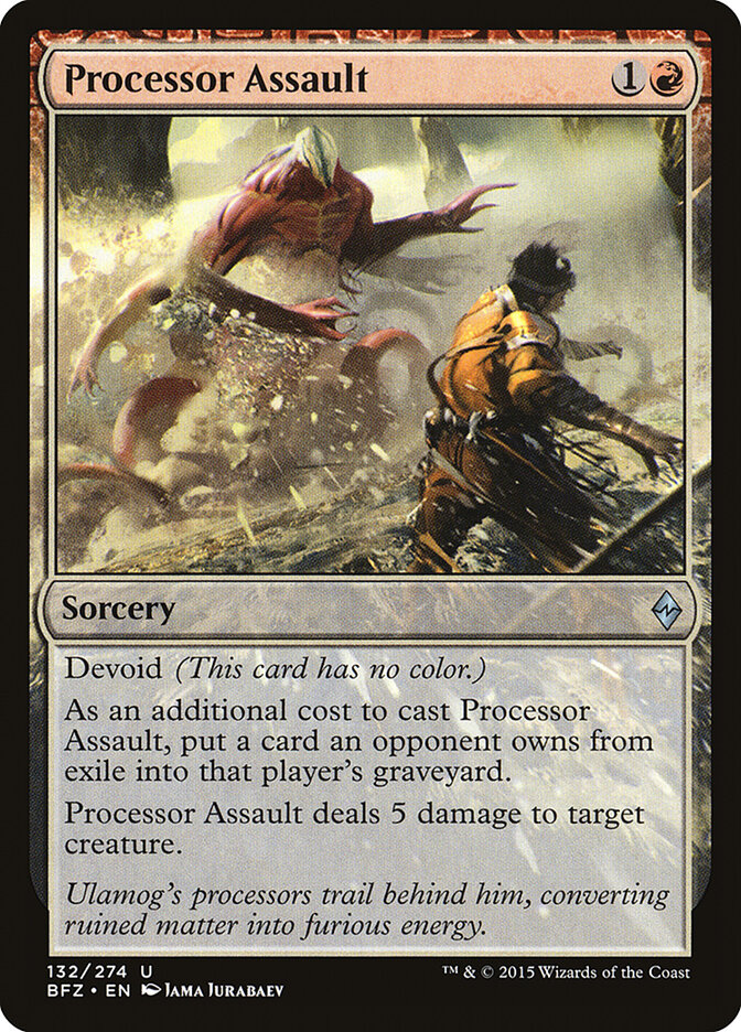 Processor Assault - carta Magic The Gathering