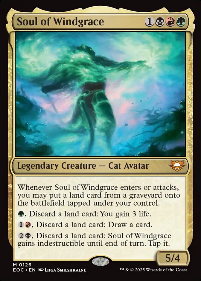 Soul of Windgrace - carta Magic The Gathering