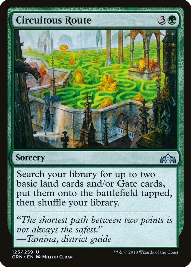 Circuitous Route - carta Magic The Gathering