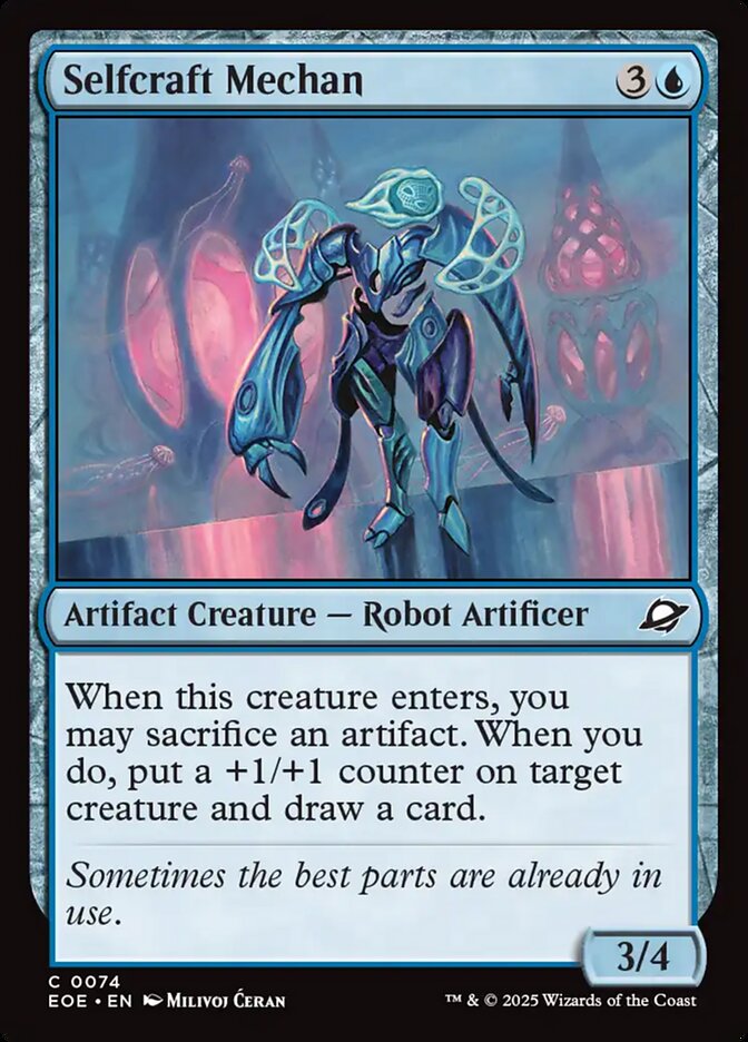 Selfcraft Mechan - carta Magic The Gathering