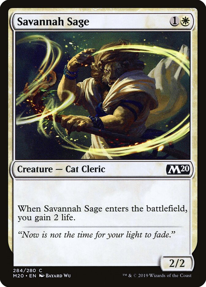 Savannah Sage - carta Magic The Gathering