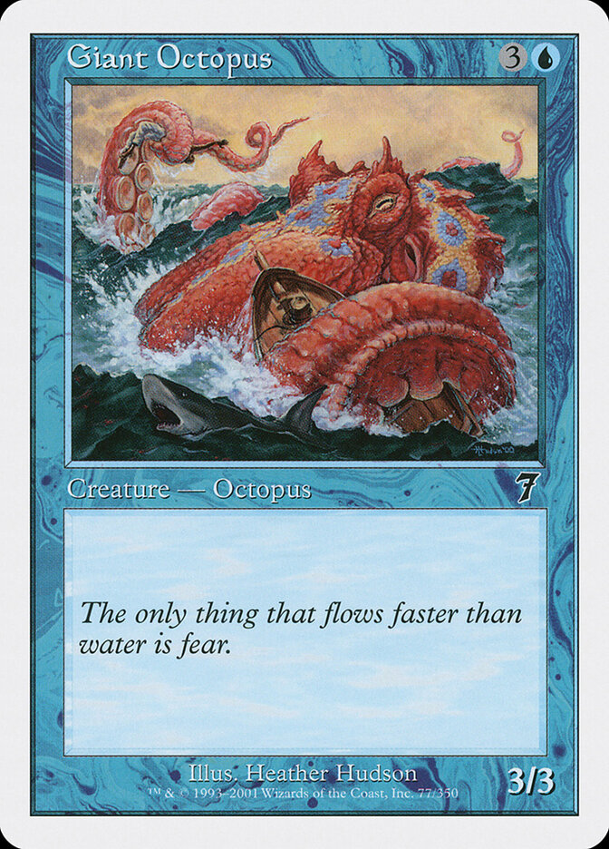 Giant Octopus - carta Magic The Gathering
