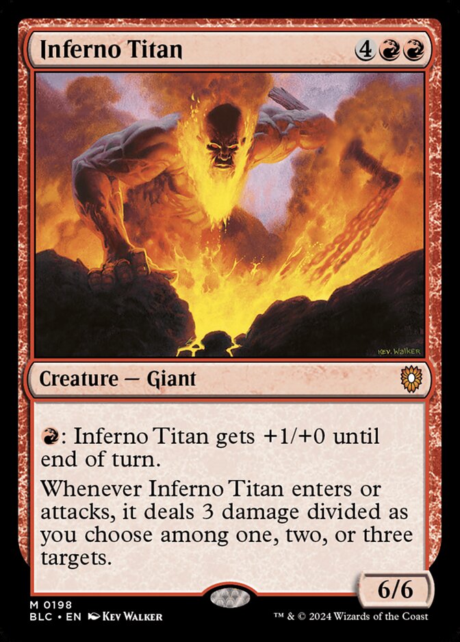 Inferno Titan - carta Magic The Gathering