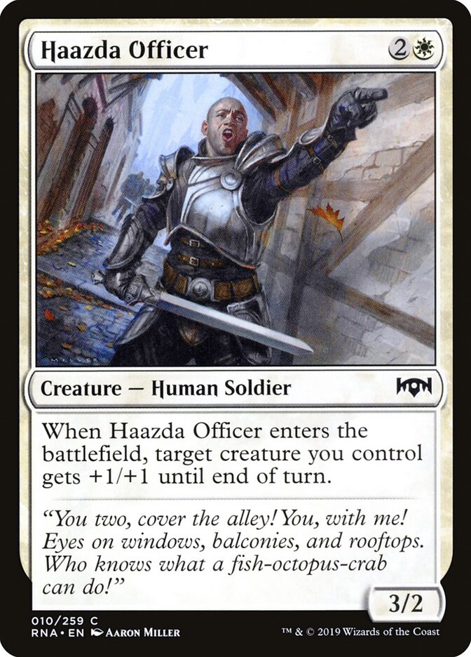 Haazda Officer - carta Magic The Gathering