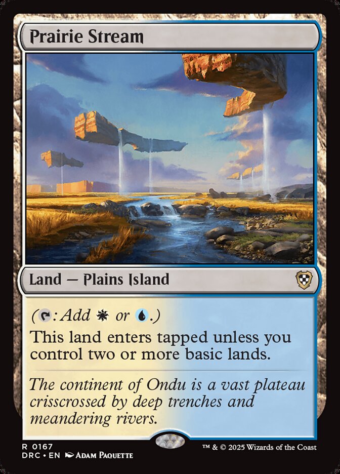Prairie Stream - carta Magic The Gathering