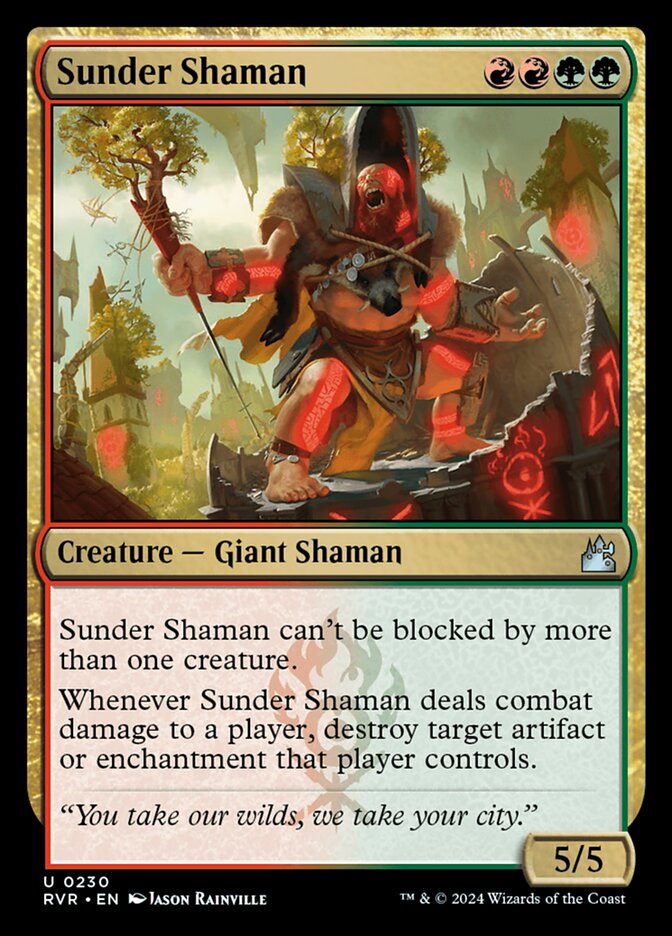 Sunder Shaman - carta Magic The Gathering