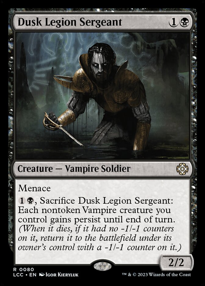 Dusk Legion Sergeant - carta Magic The Gathering
