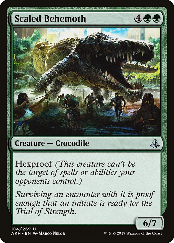 Scaled Behemoth - carta Magic The Gathering