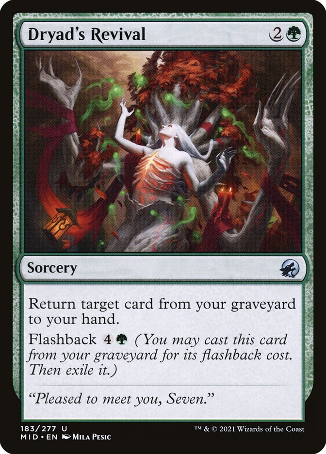 Dryad's Revival - carta Magic The Gathering