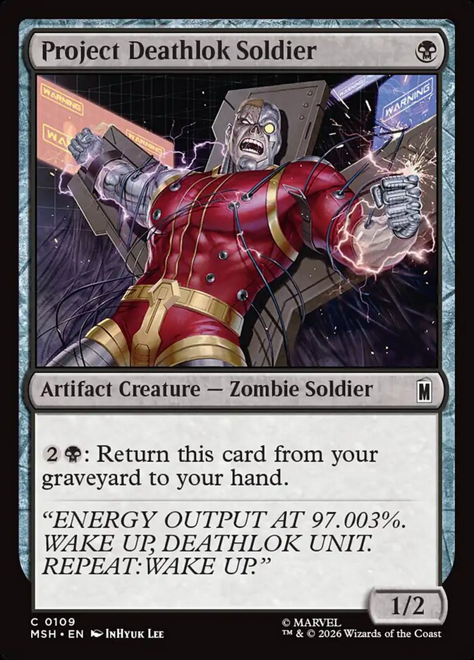 Project Deathlok Soldier - carta Magic The Gathering