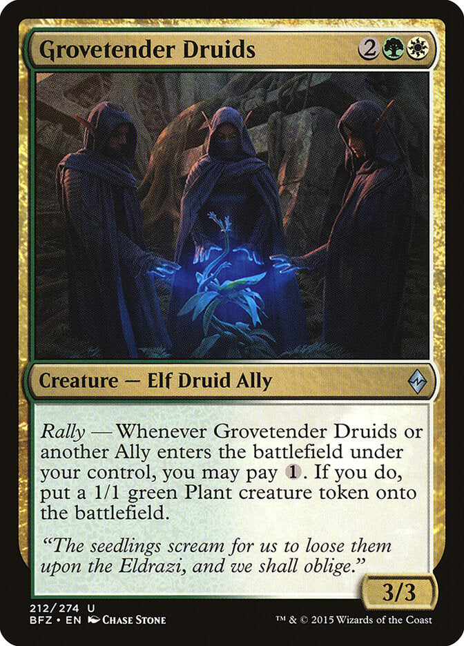 Grovetender Druids - carta Magic The Gathering