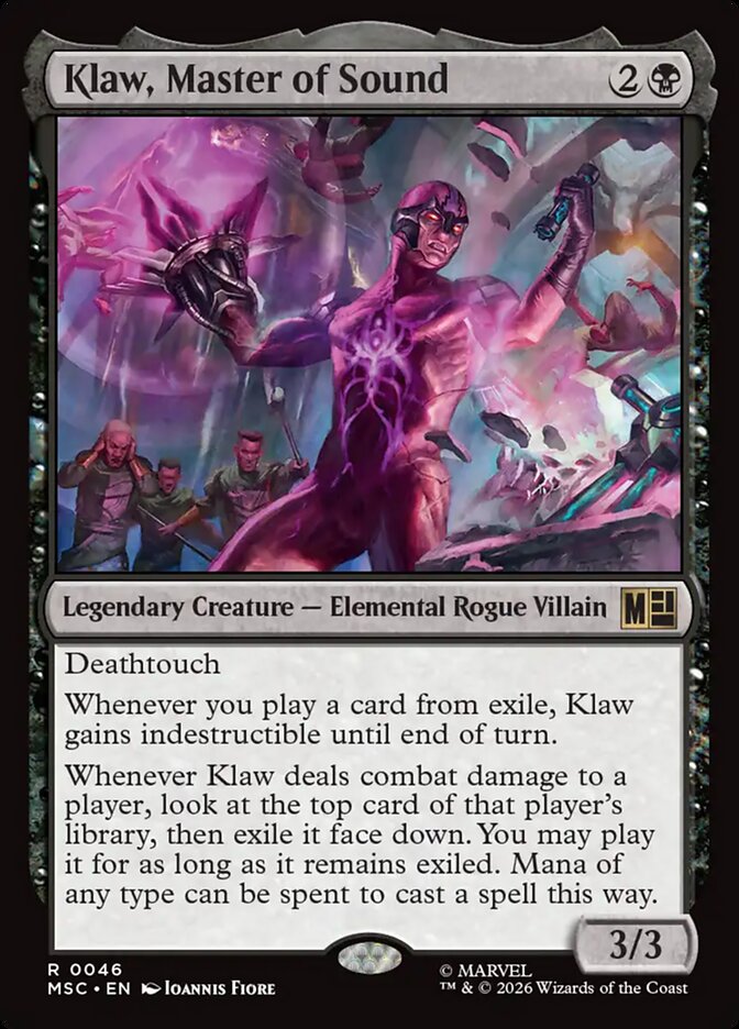 Klaw, Master of Sound - carta Magic The Gathering