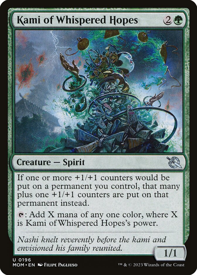 Kami of Whispered Hopes - carta Magic The Gathering