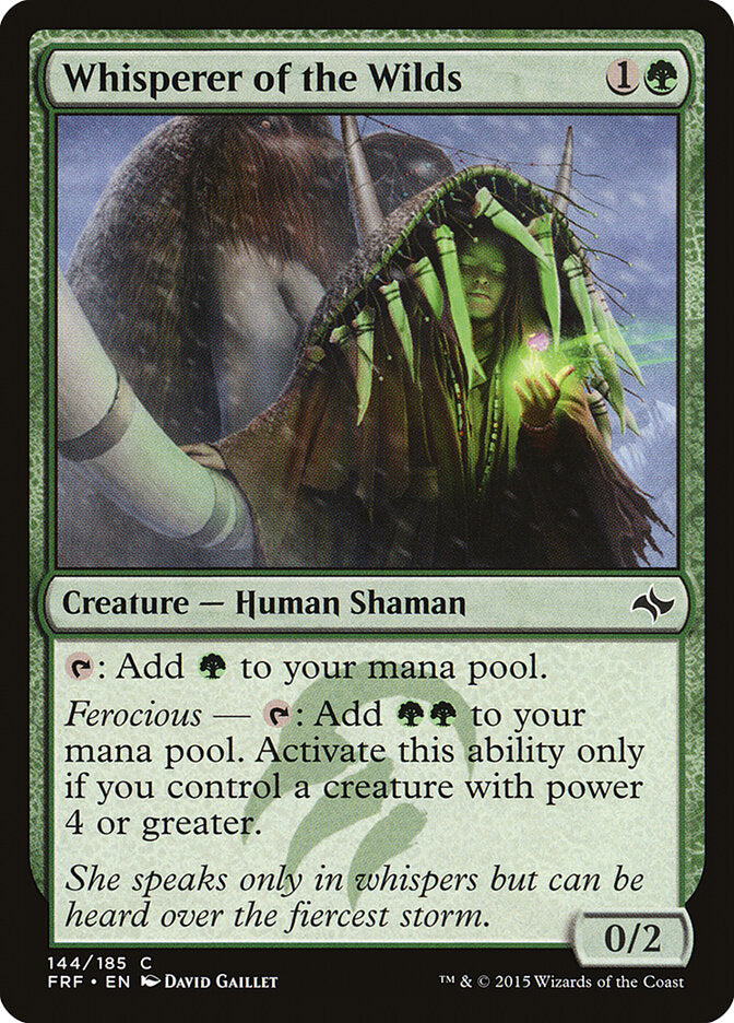 Whisperer of the Wilds - carta Magic The Gathering