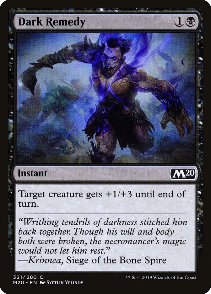 Dark Remedy - carta Magic The Gathering
