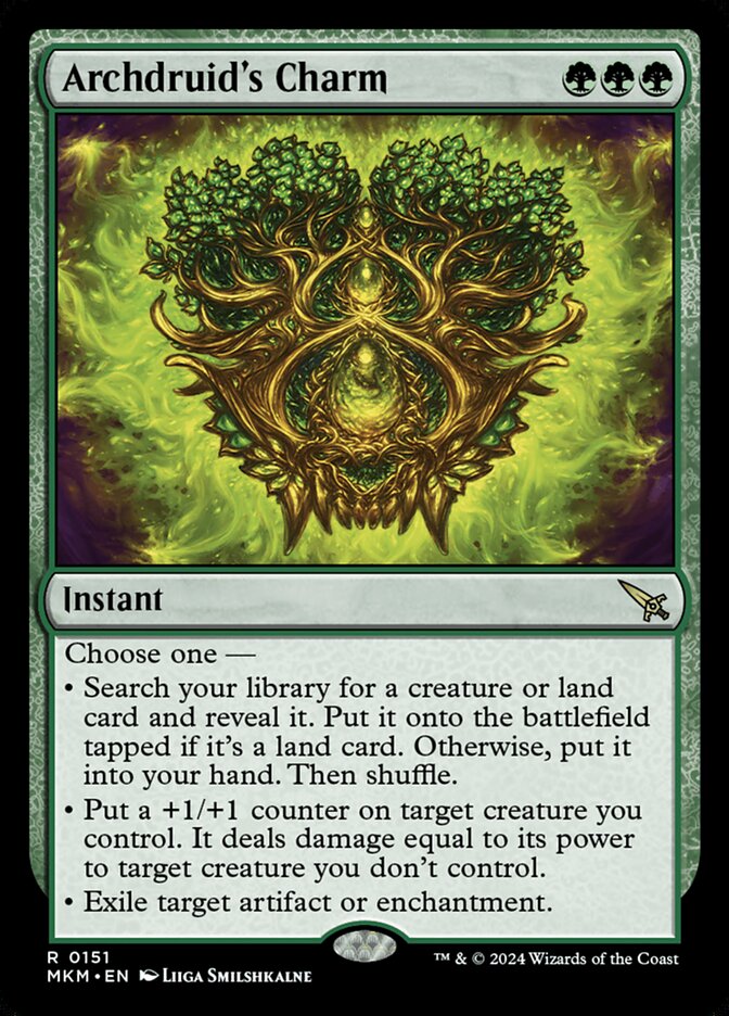 Archdruid's Charm - carta Magic The Gathering