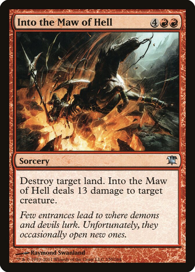 Into the Maw of Hell - carta Magic The Gathering