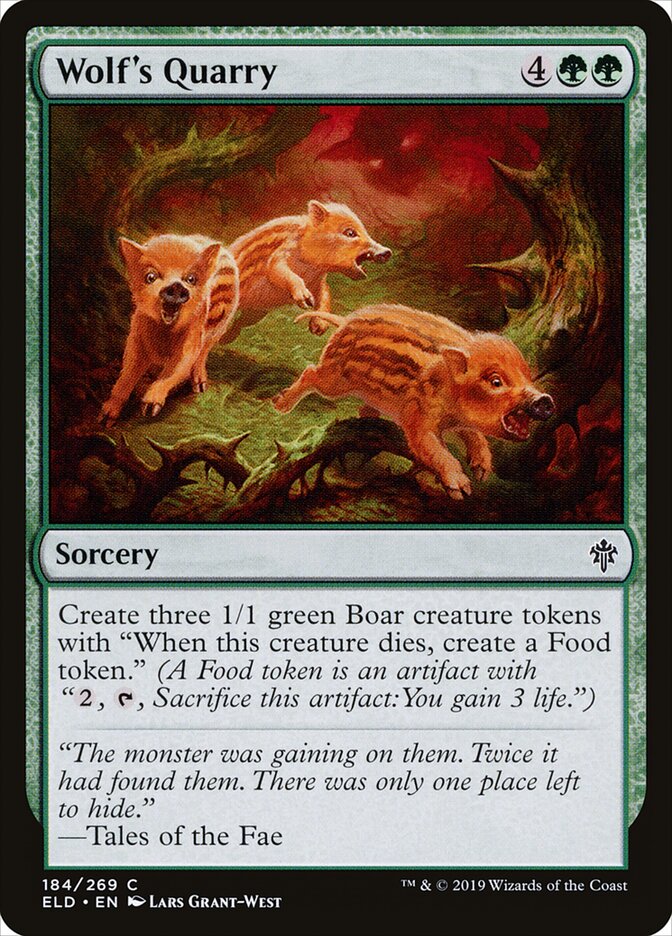 Wolf's Quarry - carta Magic The Gathering