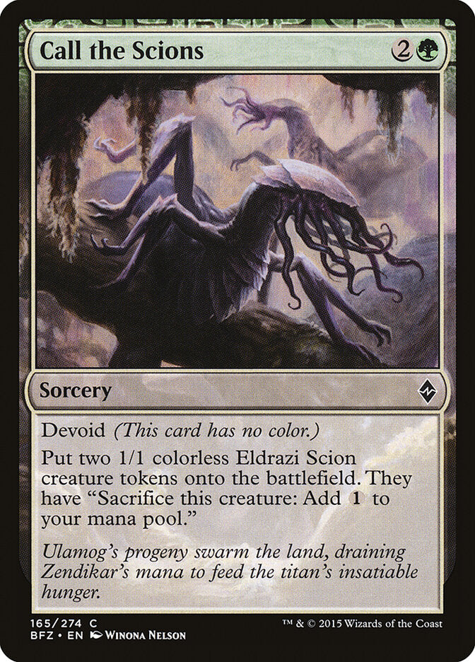Call the Scions - carta Magic The Gathering