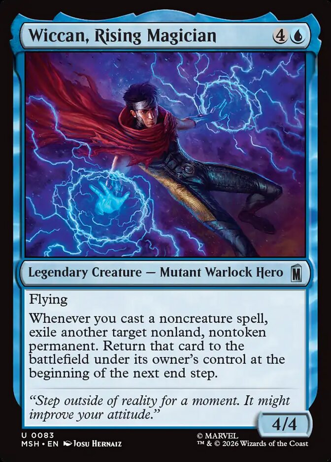 Wiccan, Rising Magician - carta Magic The Gathering