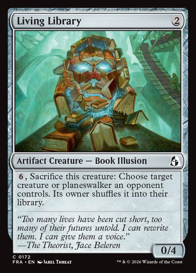 Living Library - carta Magic The Gathering