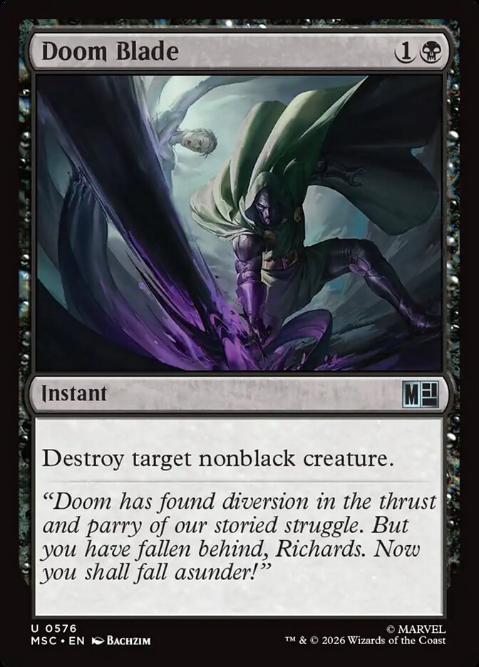 Doom Blade - carta Magic The Gathering