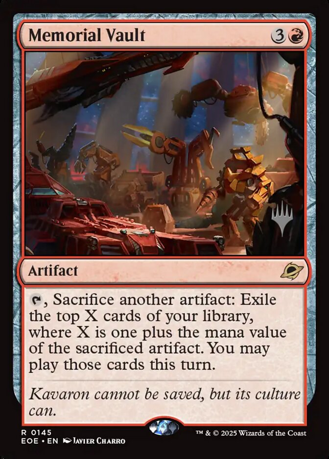 Memorial Vault - carta Magic The Gathering