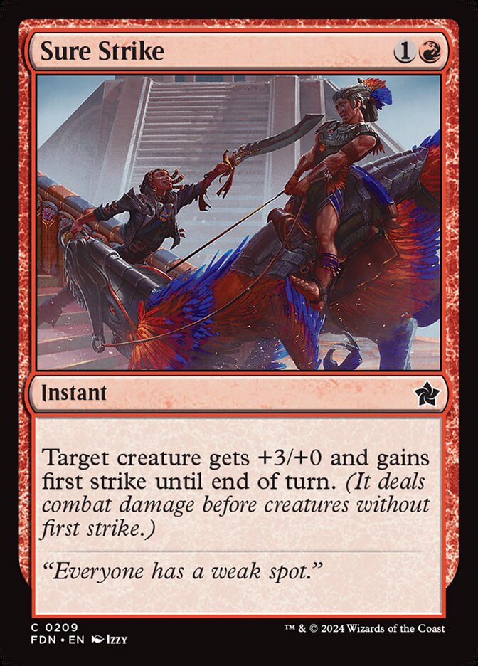 Sure Strike - carta Magic The Gathering