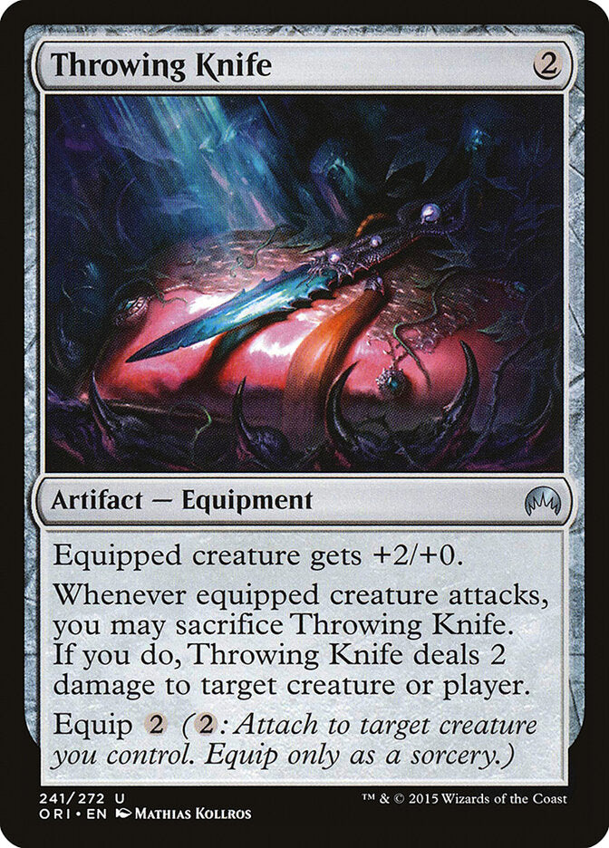 Throwing Knife - carta Magic The Gathering