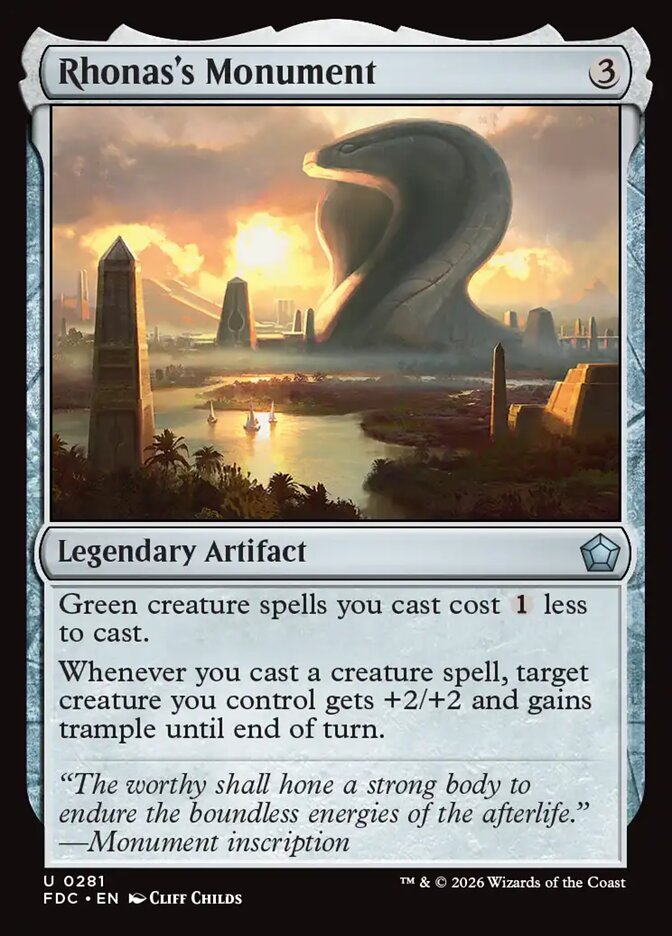 Rhonas's Monument - carta Magic The Gathering
