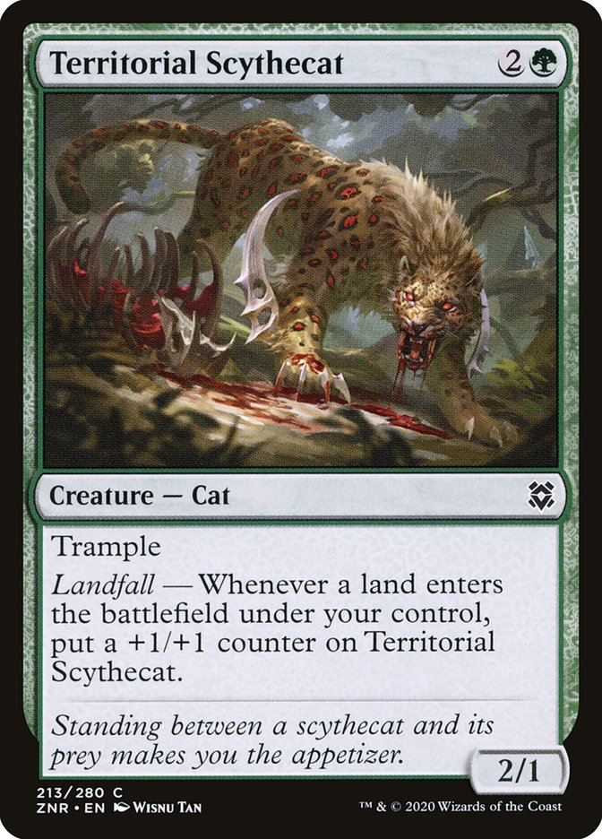Territorial Scythecat - carta Magic The Gathering
