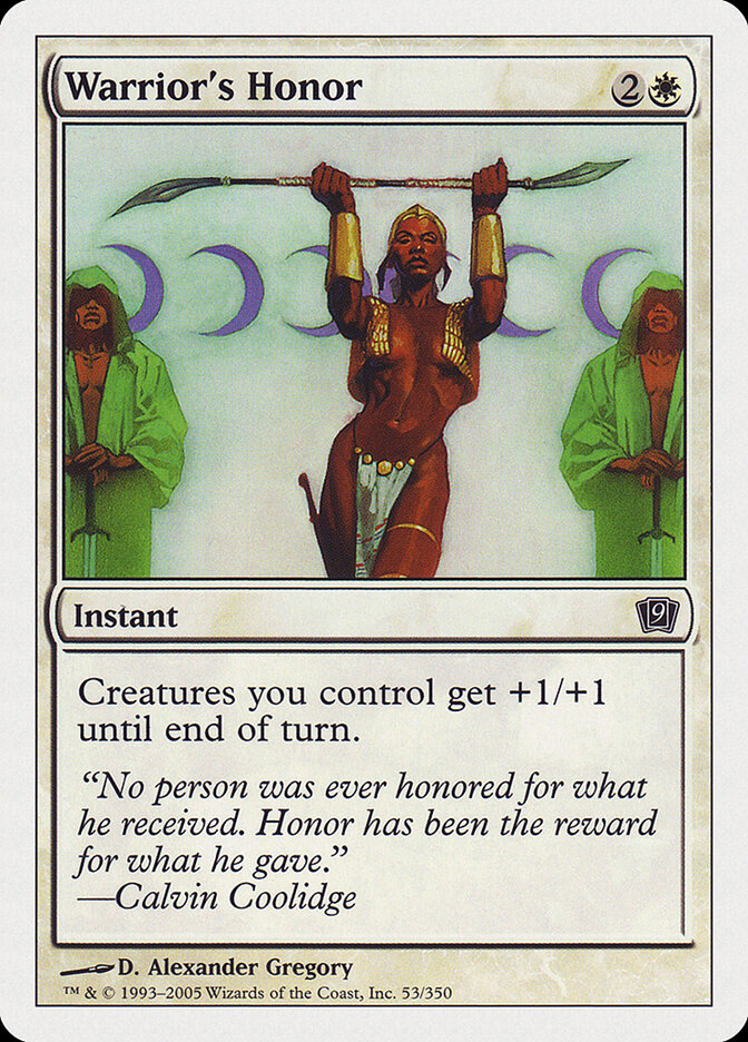 Warrior's Honor - carta Magic The Gathering