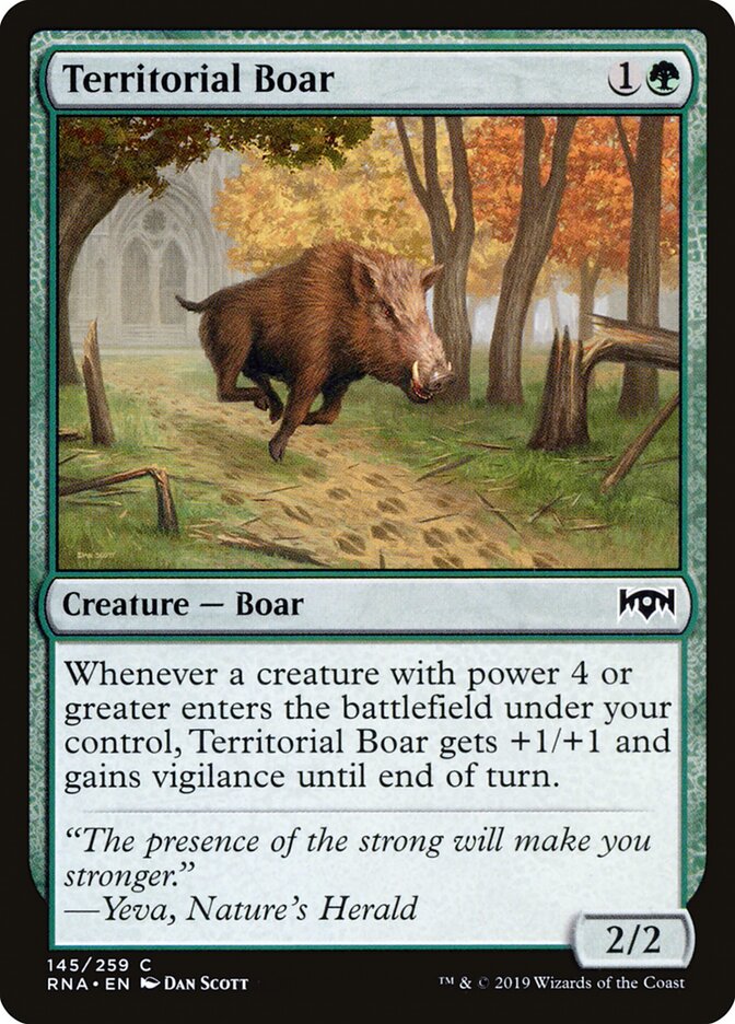 Territorial Boar - carta Magic The Gathering