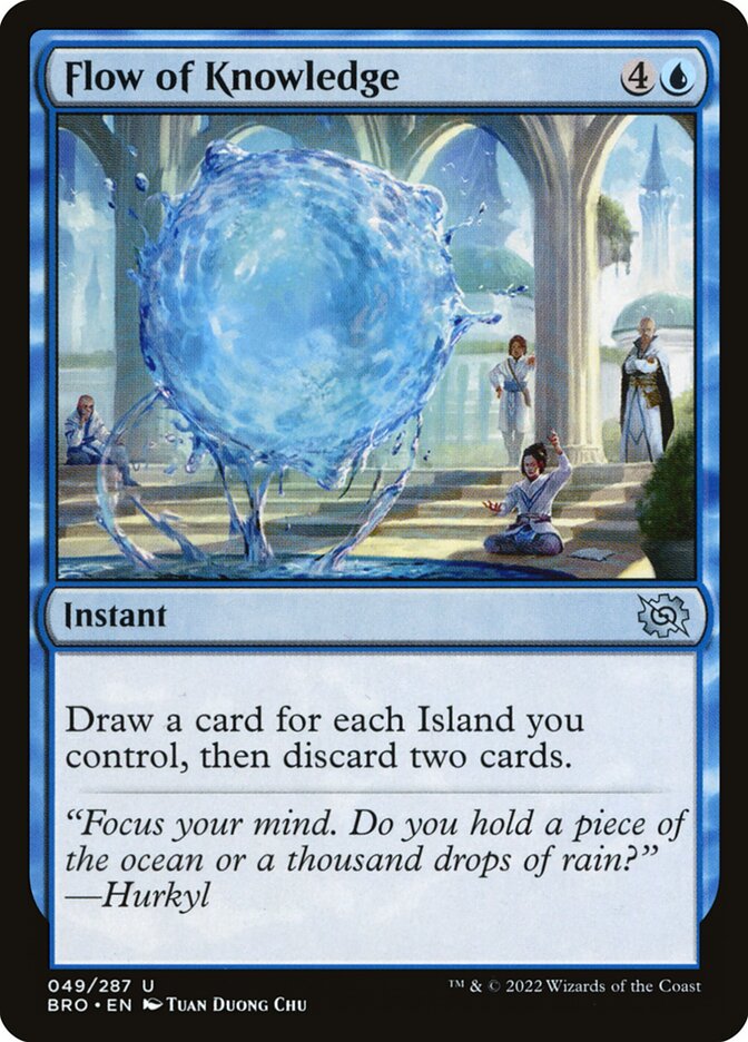 Flow of Knowledge - carta Magic The Gathering