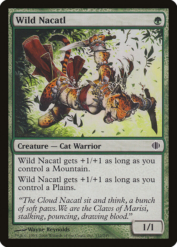 Wild Nacatl - carta Magic The Gathering