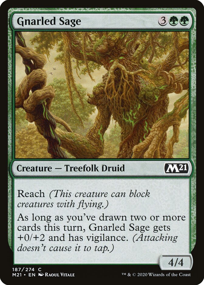 Gnarled Sage - carta Magic The Gathering