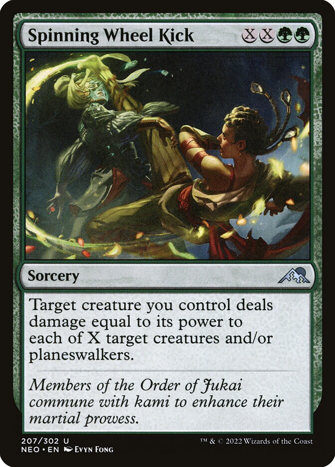 Spinning Wheel Kick - carta Magic The Gathering