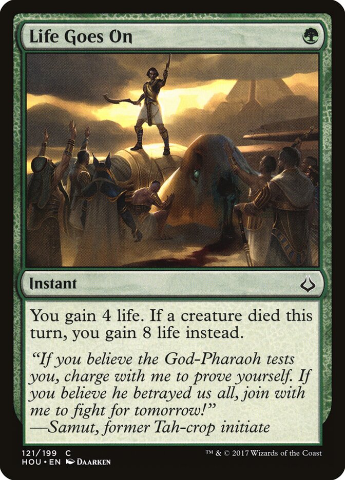 Life Goes On - carta Magic The Gathering