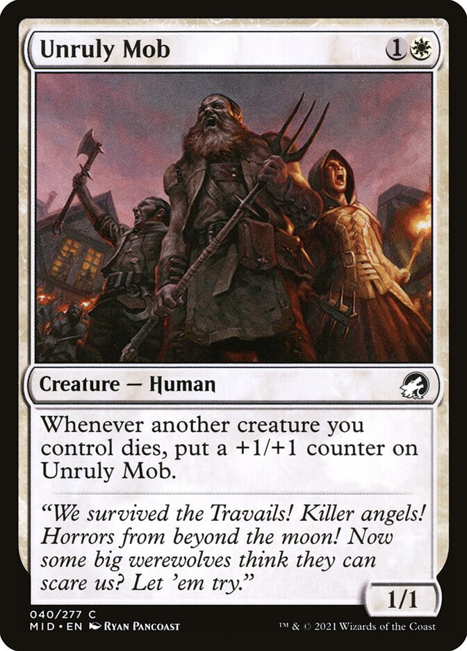 Unruly Mob - carta Magic The Gathering