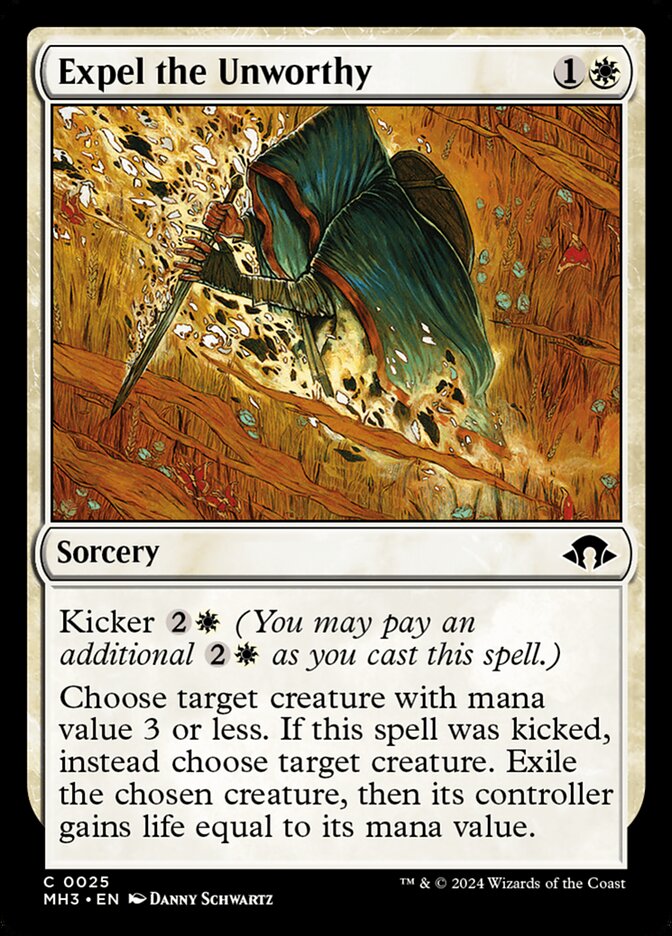 Expel the Unworthy - carta Magic The Gathering