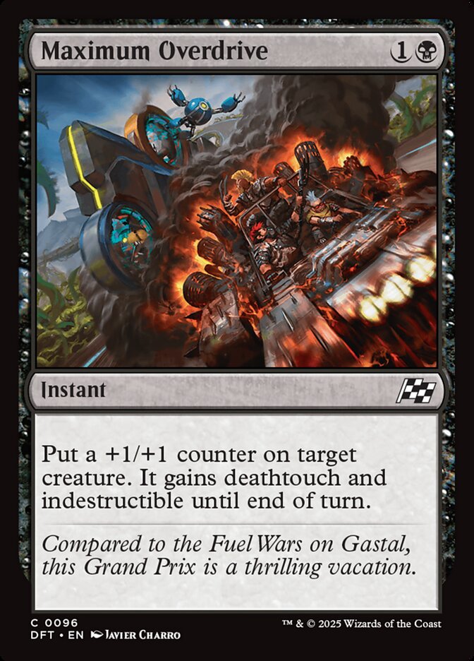 Maximum Overdrive - carta Magic The Gathering