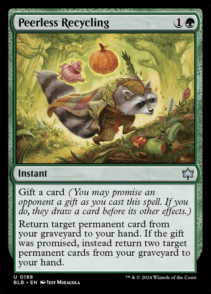 Peerless Recycling - carta Magic The Gathering