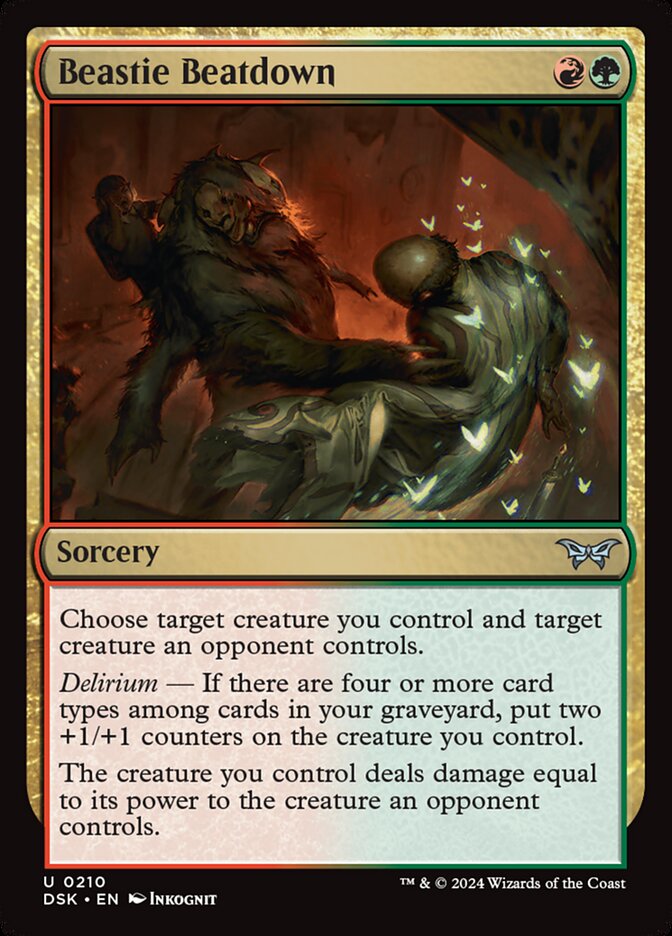 Beastie Beatdown - carta Magic The Gathering