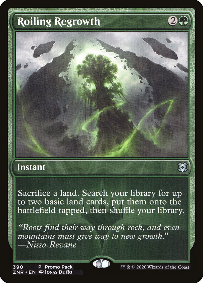 Roiling Regrowth - carta Magic The Gathering